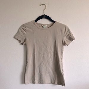 H&M Light Pink/Beige Shirt